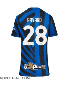 Billige Fotballdrakt Inter Milan Benjamin Pavard #28 Replika Hjemmedrakt Dame 2024-25 Kortermet